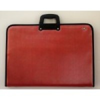 Proje Çantası - Kırmızı Desenli