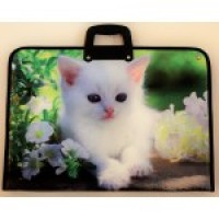 Proje Çantası - Kedi Baskılı